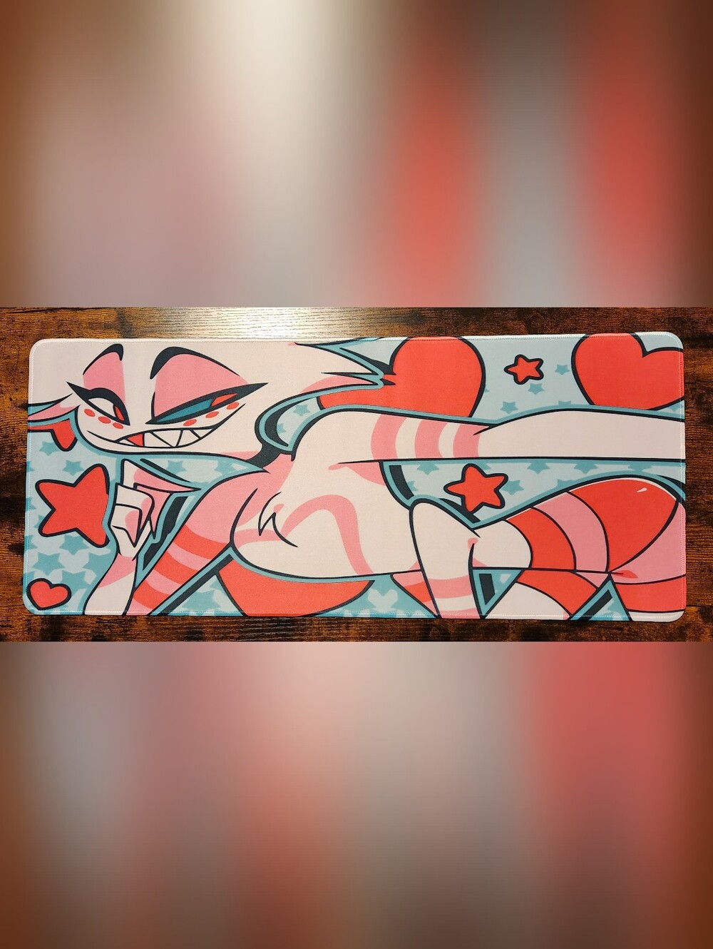 Unofficial Angel Dust Playmat - Hazbin Hotel